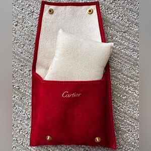 Authentic Cartier Bracelet Travel Pouch - Like New